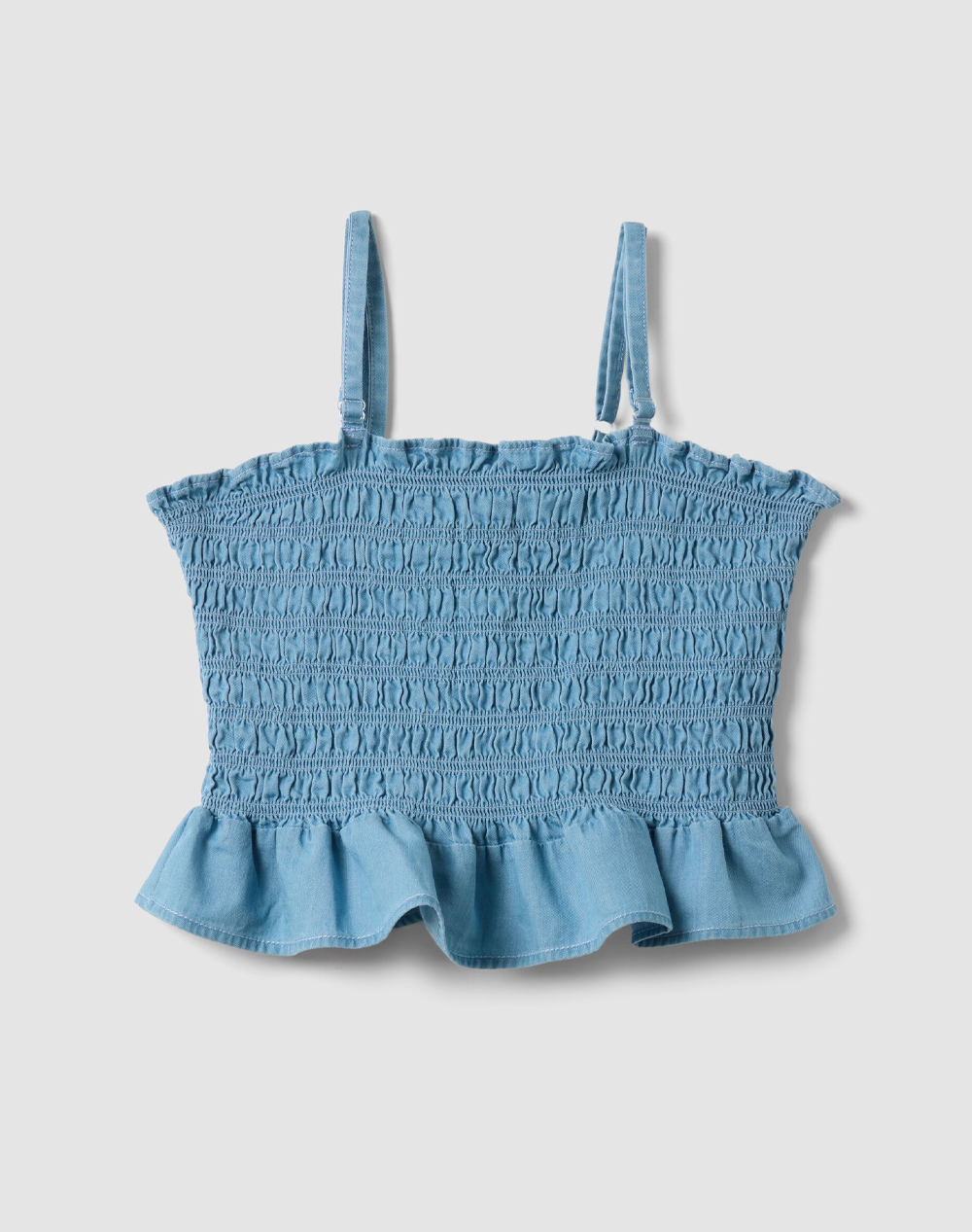 OVS SHIRT IN DENIM SMOK 2691076-LIGHT BLUE LightBlue