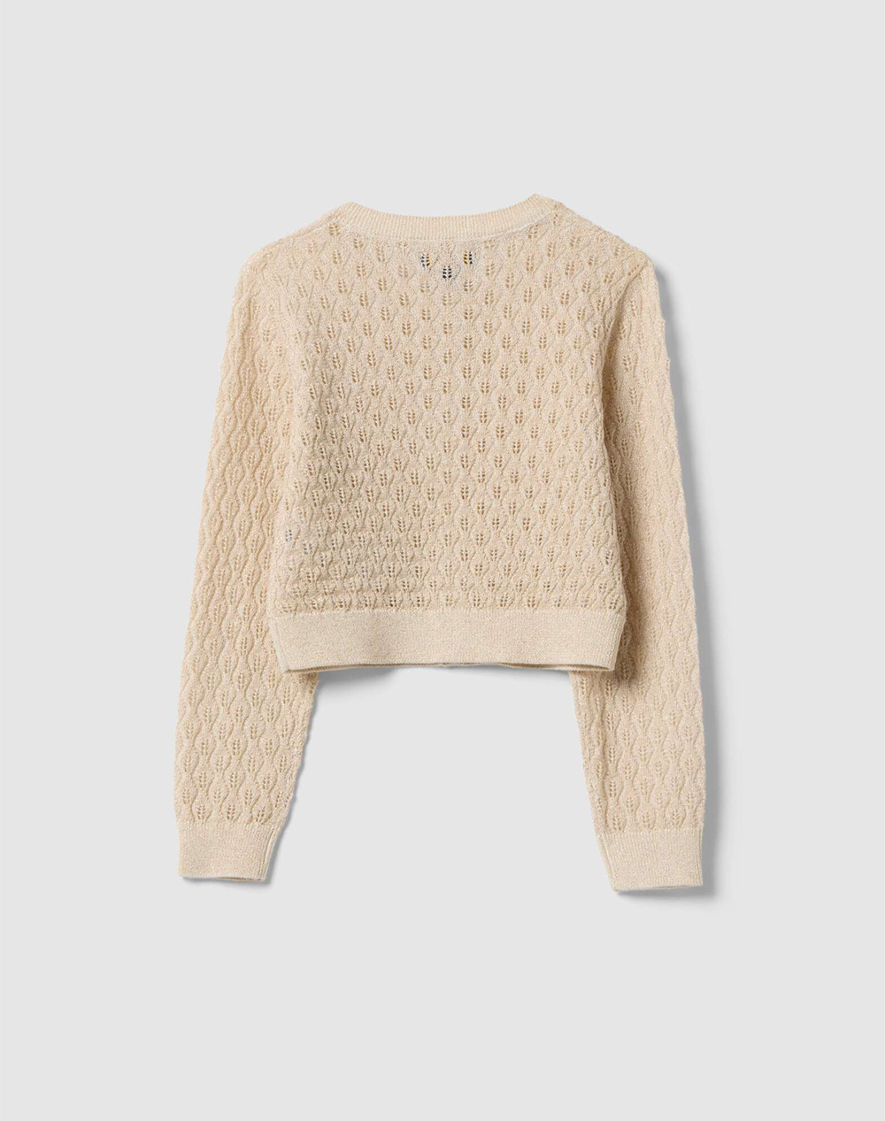 OVS TRICOT W/LUREX 2559583-PALE DOGWOOD Biege φωτογραφία