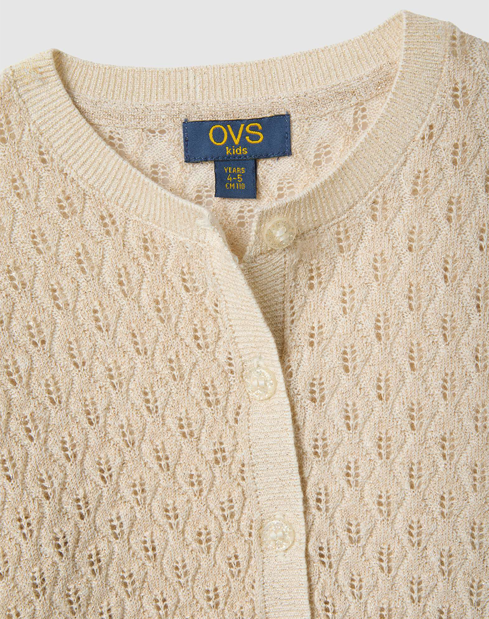 OVS TRICOT W/LUREX 2559583-PALE DOGWOOD Biege φωτογραφία