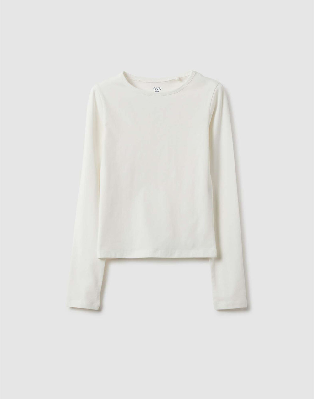 OVS TSH BOAT BIO SOLID MOD.U 2518452-BLANC DE BLANC OffWhite