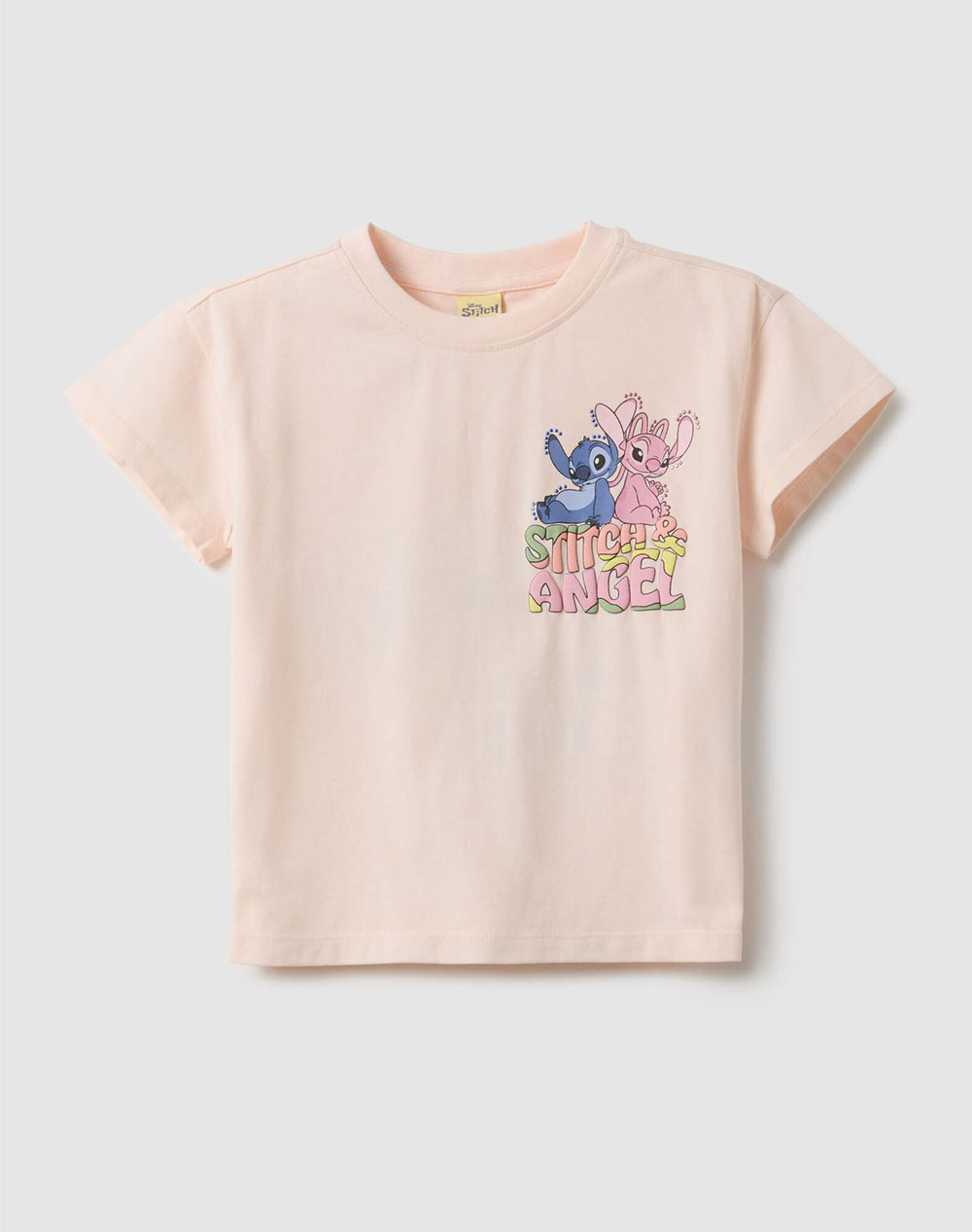 OVS T-SHIRT SHORT SLEEVE LILO 2554204-PEARL LightPink