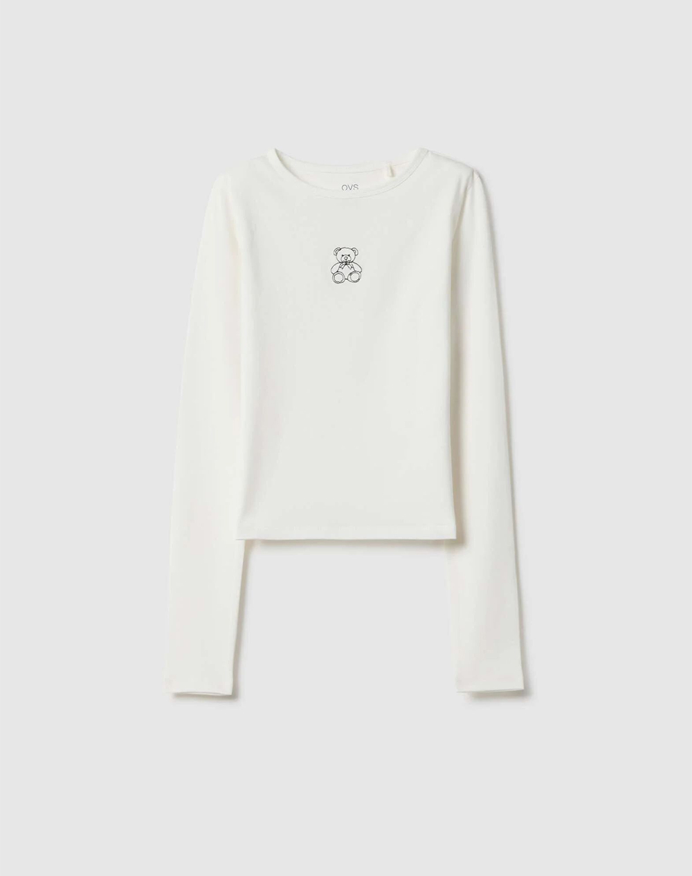 OVS TSH BOAT BIO EMBRO MOD.U 2518475-BLANC DE BLANC OffWhite