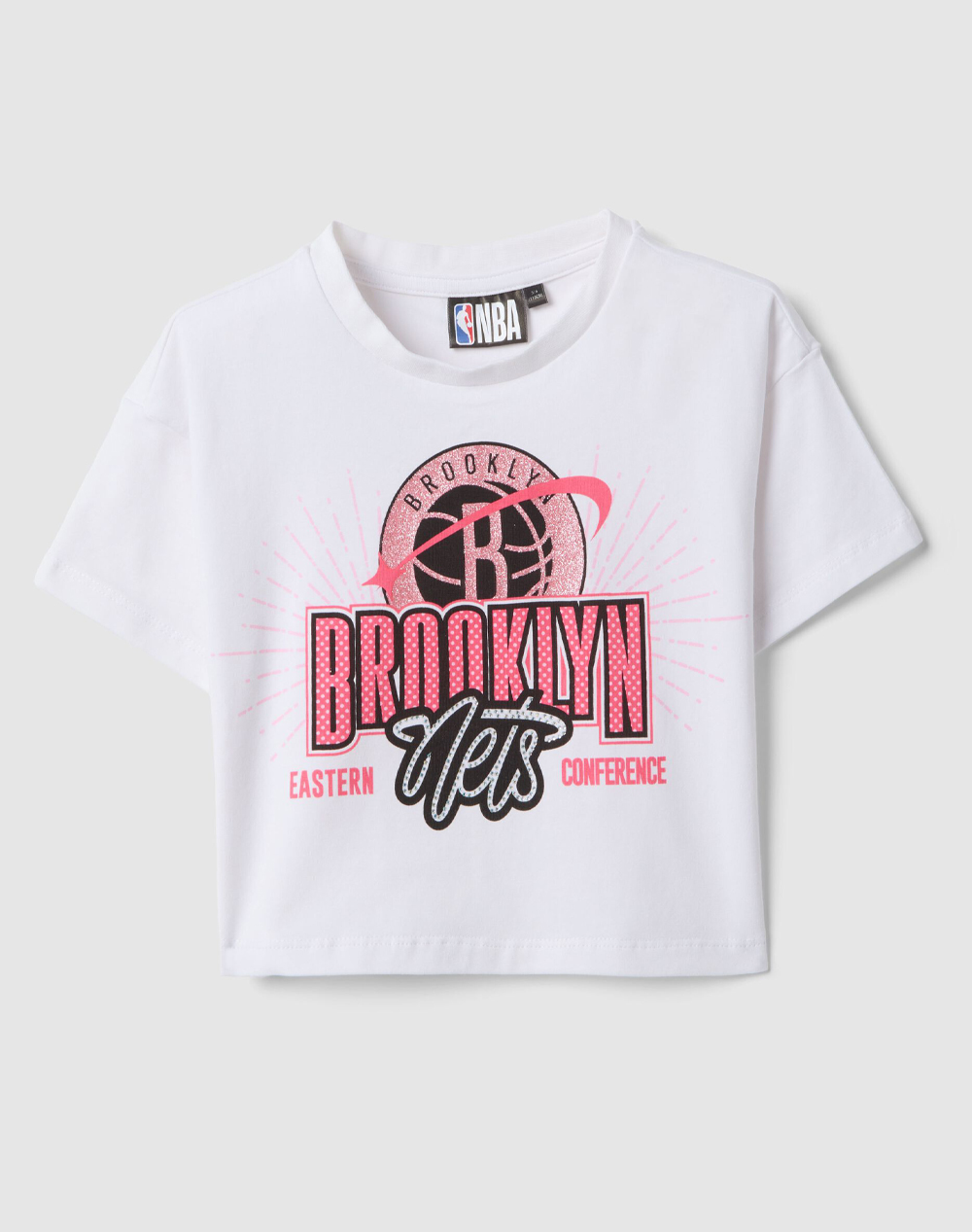 OVS T-SHIRT SS NETS 2557123-BRIGHT WHITE White