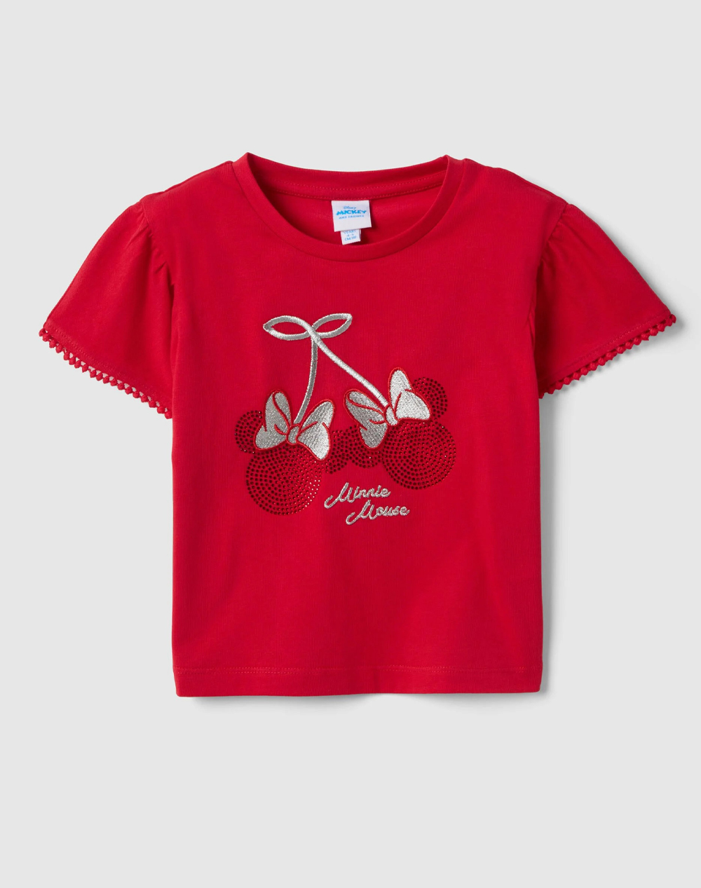 OVS T-SHIRT CHERRY MINNIE 2603984-LYCHEE Red