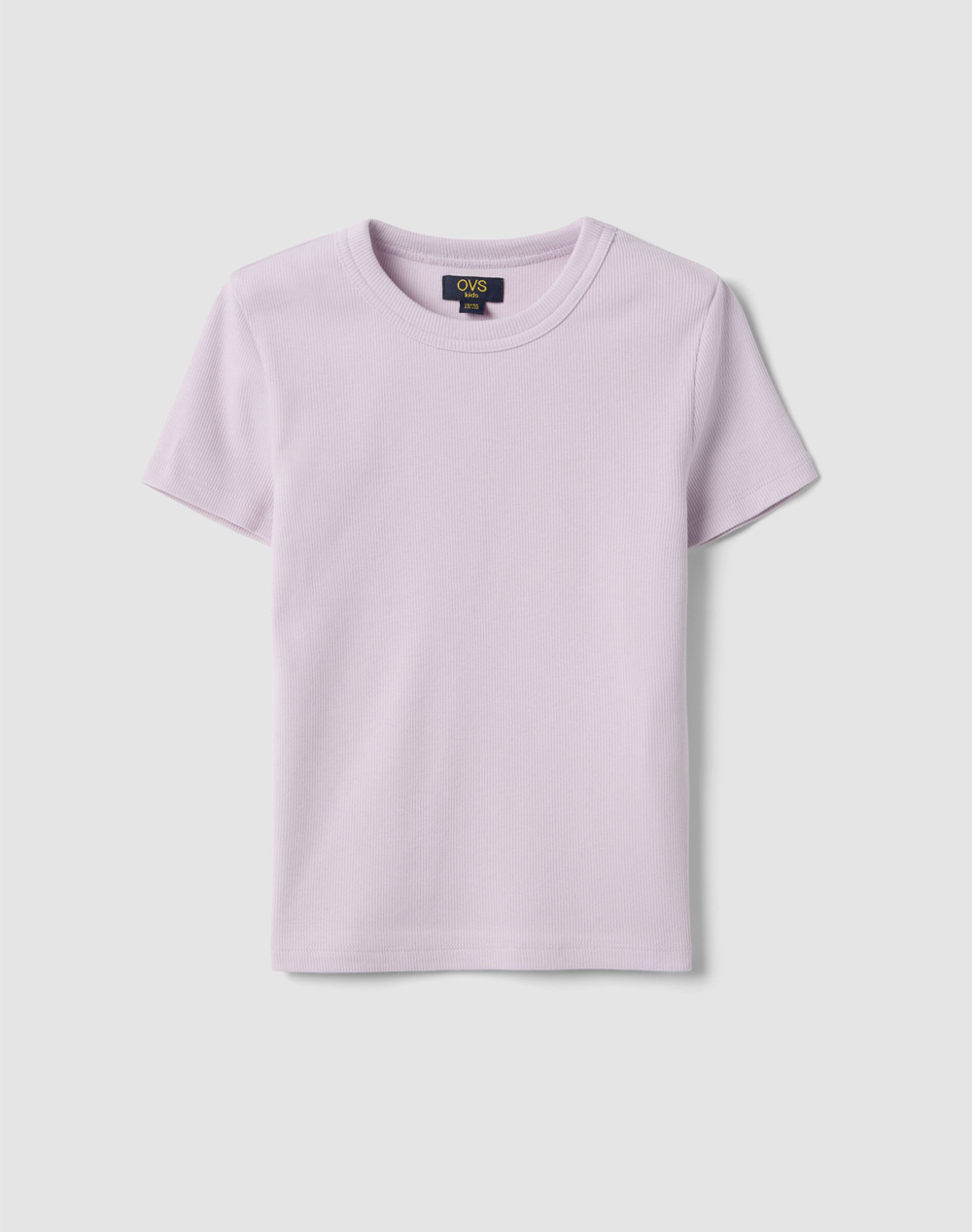 OVS TSH RIB SOL. MOD.D_NEW 2579010-LAVENDER FOG Lilac
