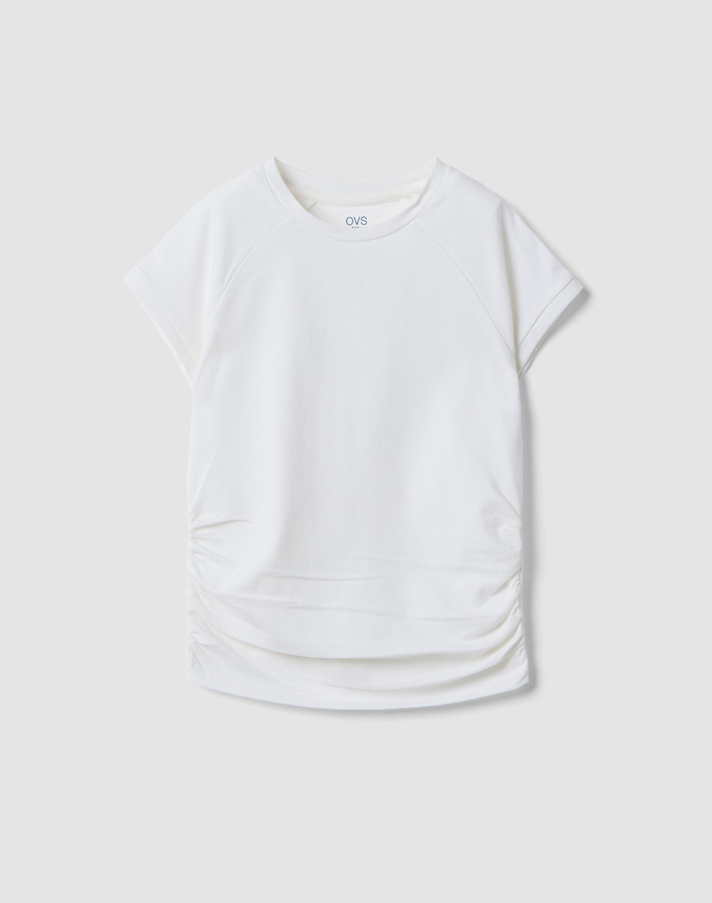 OVS TSH GATHERING SOL. MOD.K 2615259-BRIGHT WHITE White