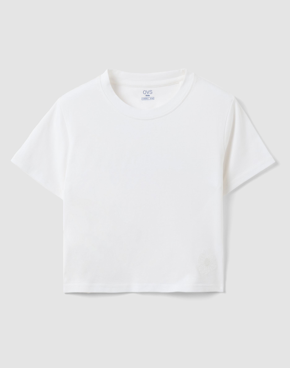 OVS T-SHIRT W/OPEN BACK 2605652-BRILLIANT WHITE White