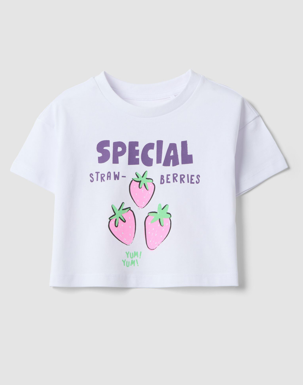 OVS T-SHIRT 4/5 COL PRINT 2654671-BRILLIANT WHITE White