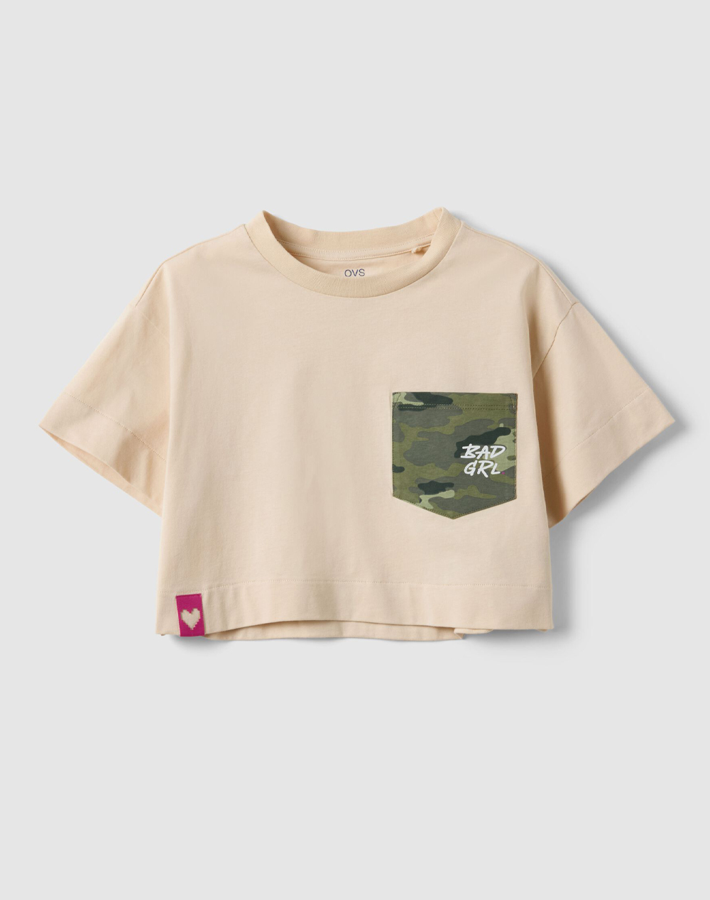 OVS CAMO PKT TSH 2656880-SUMMER SAND Mixed