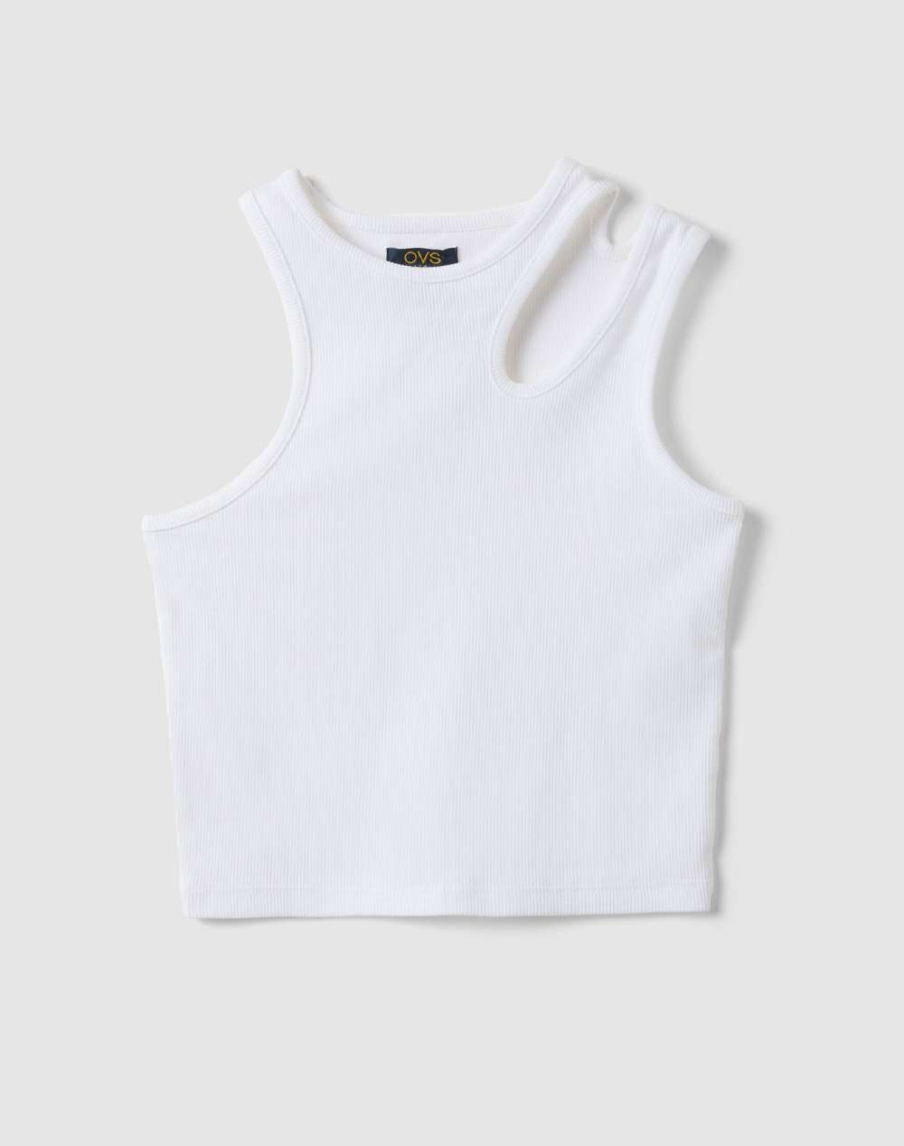 OVS TNK CUTOUT MOD.O 2612422-BRILLIANT WHITE White