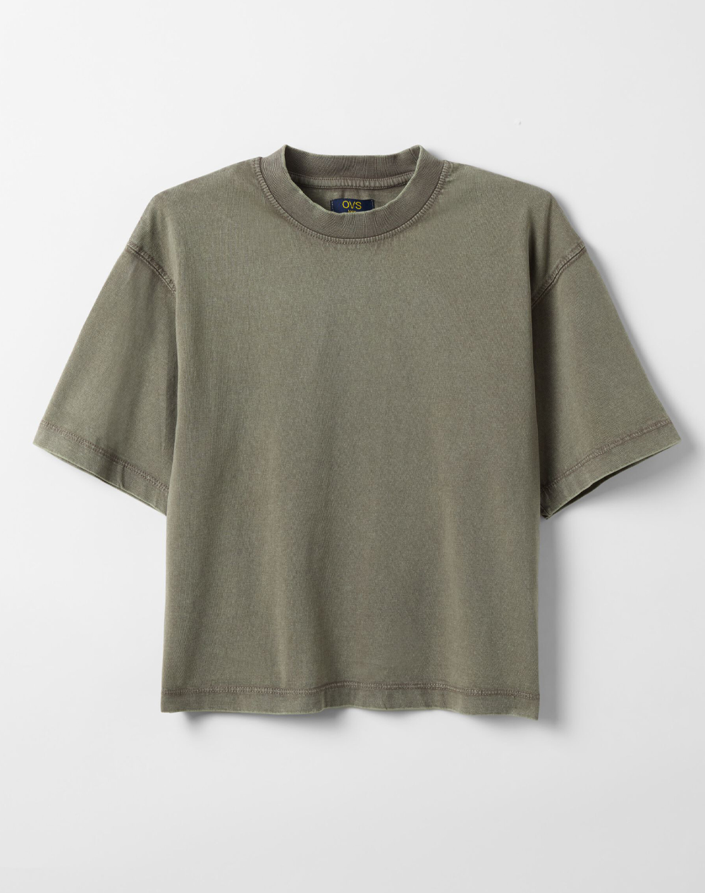 OVS TSH ACID WH MOD.V 2682045-GREEN Khaki
