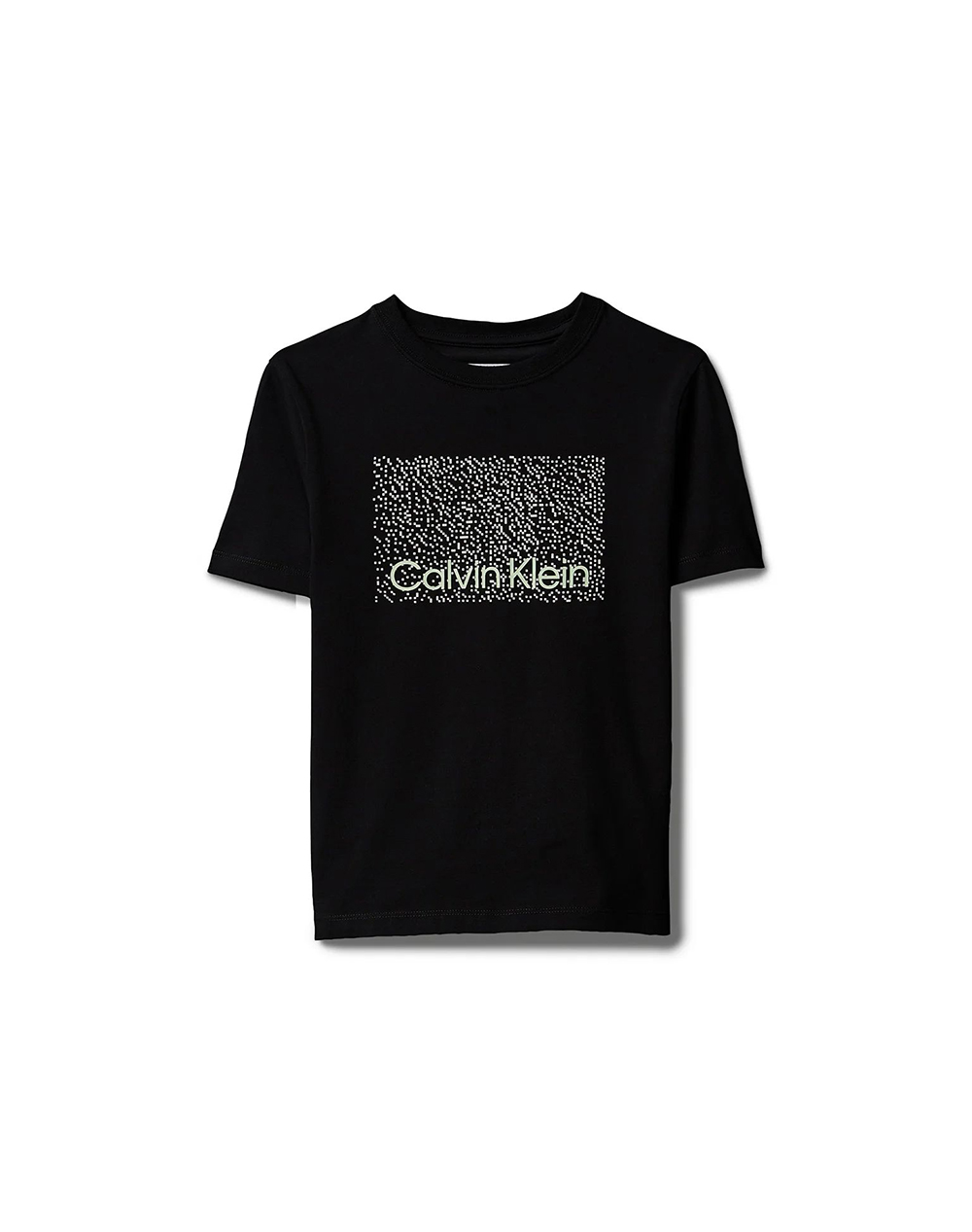 CALVIN KLEIN JEANS PERFORATION SS T-SHIRT LVCKSJA04B-8Y-16Y-BEH Black