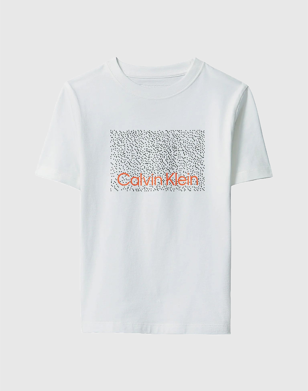 CALVIN KLEIN JEANS PERFORATION SS T-SHIRT LVCKSJA04B-8Y-16Y-YAF White