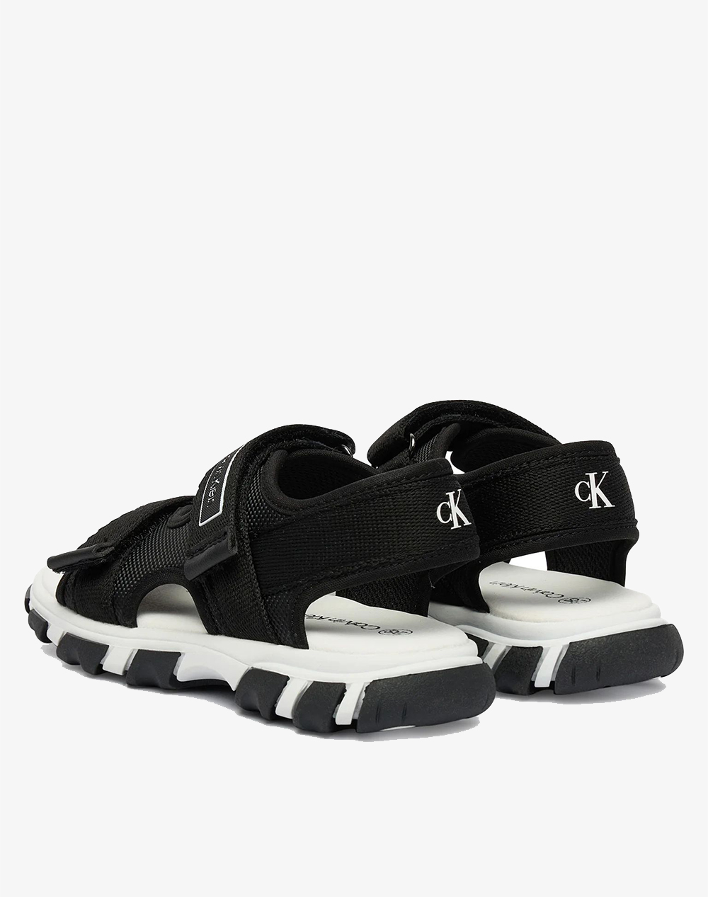 Calvin Klein Velcro Sandal V1B2-83321-1564-24-30-999 Black παιδικά Αγόρι παπούτσια Flat Politikos Shop Πολιτικός
