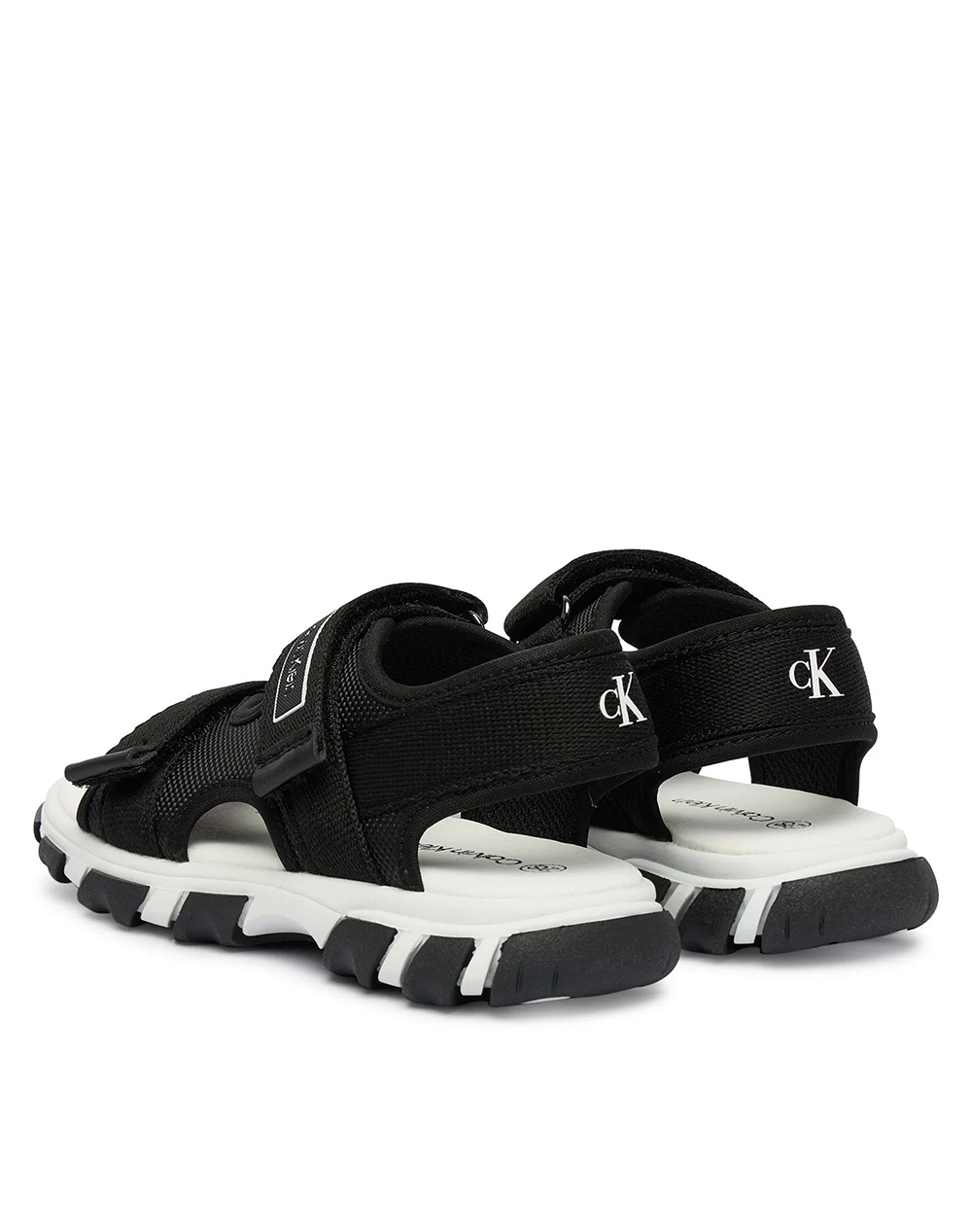 Calvin Klein Velcro Sandal V1B2-83321-1564-19-23-999 Black παιδικά Αγόρι παπούτσια Flat Politikos Shop Πολιτικός