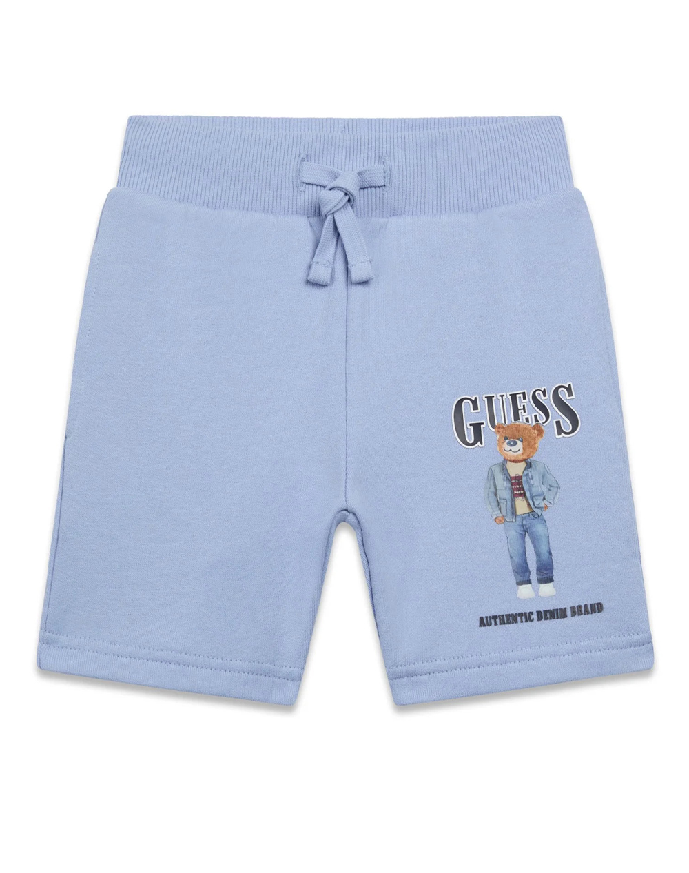 GUESS GUESS FRENCH TERRY REGULAR SHORTS ΣΟΡΤΣ ΠΑΙΔΙΚΟ BOY N6RD02KAD74-G76S LightBlue