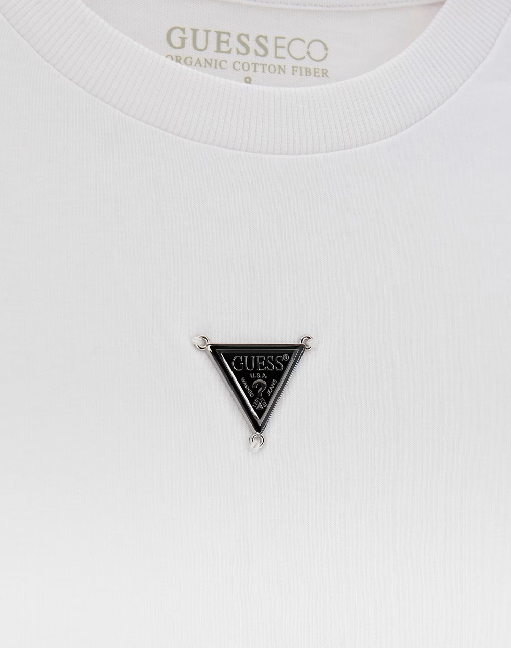 Guess Heavy Jersey Ss T-Shirt Μπλούζα Παιδικό Boy L5Bi16Kcnq4-G011 White παιδικά Αγόρι ρούχα μπλούζες Politikos Shop Πολιτικός
