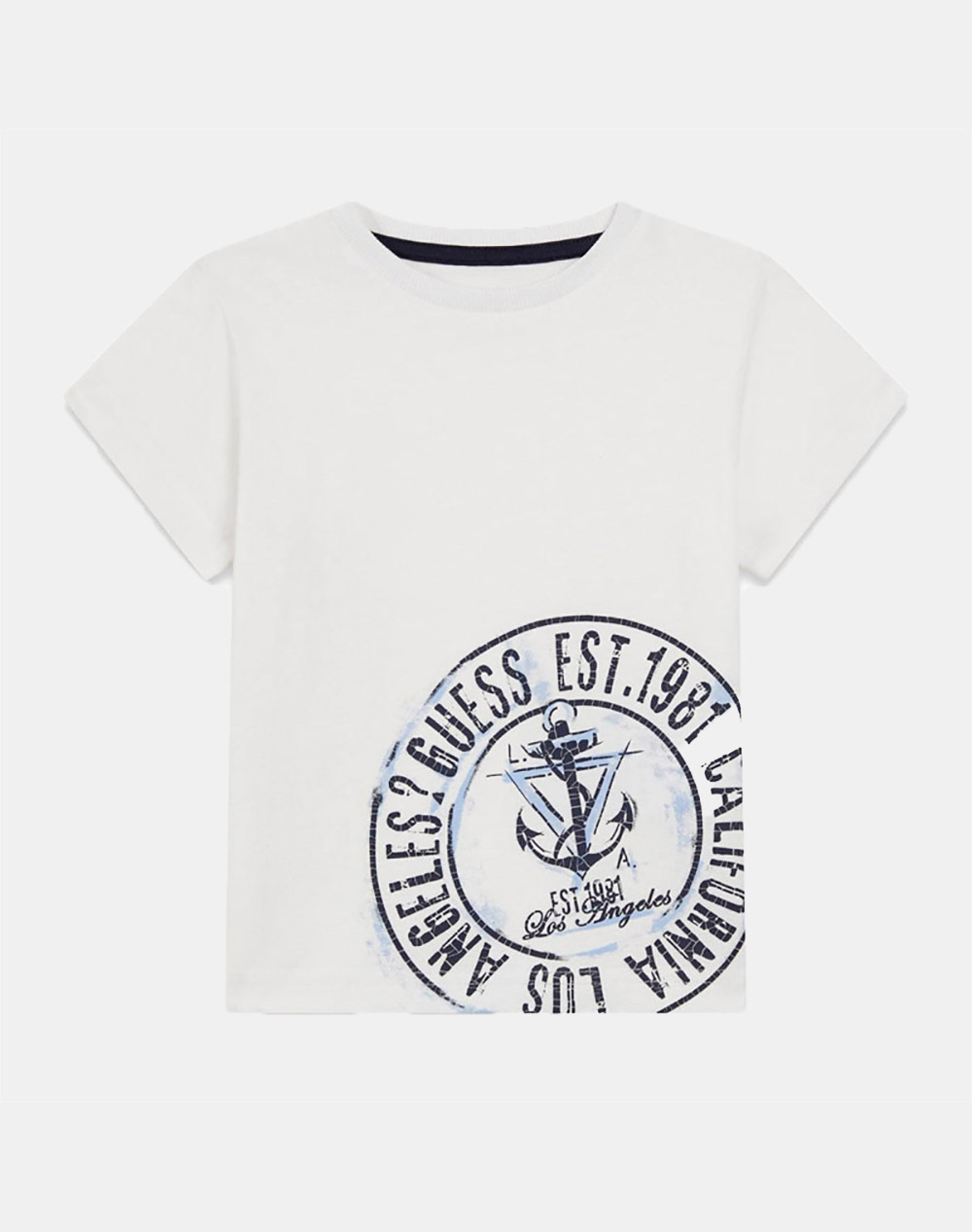 GUESS SS T-SHIRT ΜΠΛΟΥΖΑ ΠΑΙΔΙΚΟ BOY N6RI10K8HM4-G011 White