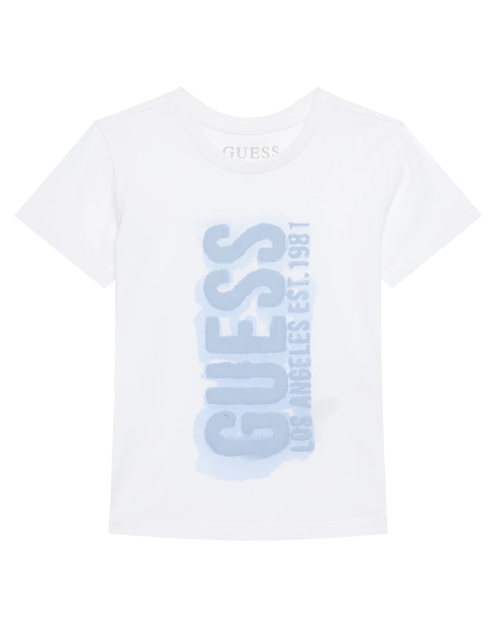 GUESS SS T-SHIRT ΜΠΛΟΥΖΑ ΠΑΙΔΙΚΟ BOY N6RI11K8HM4-G011 White