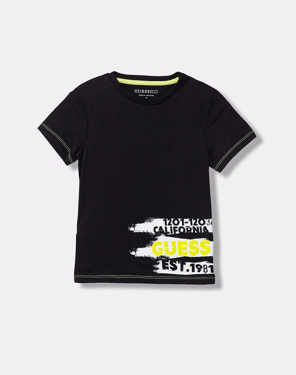 GUESS KIDS SS T-SHIRT ΜΠΛΟΥΖΑ ΠΑΙΔΙΚΟ BOY N6RI02K8HM4-JBLK Black