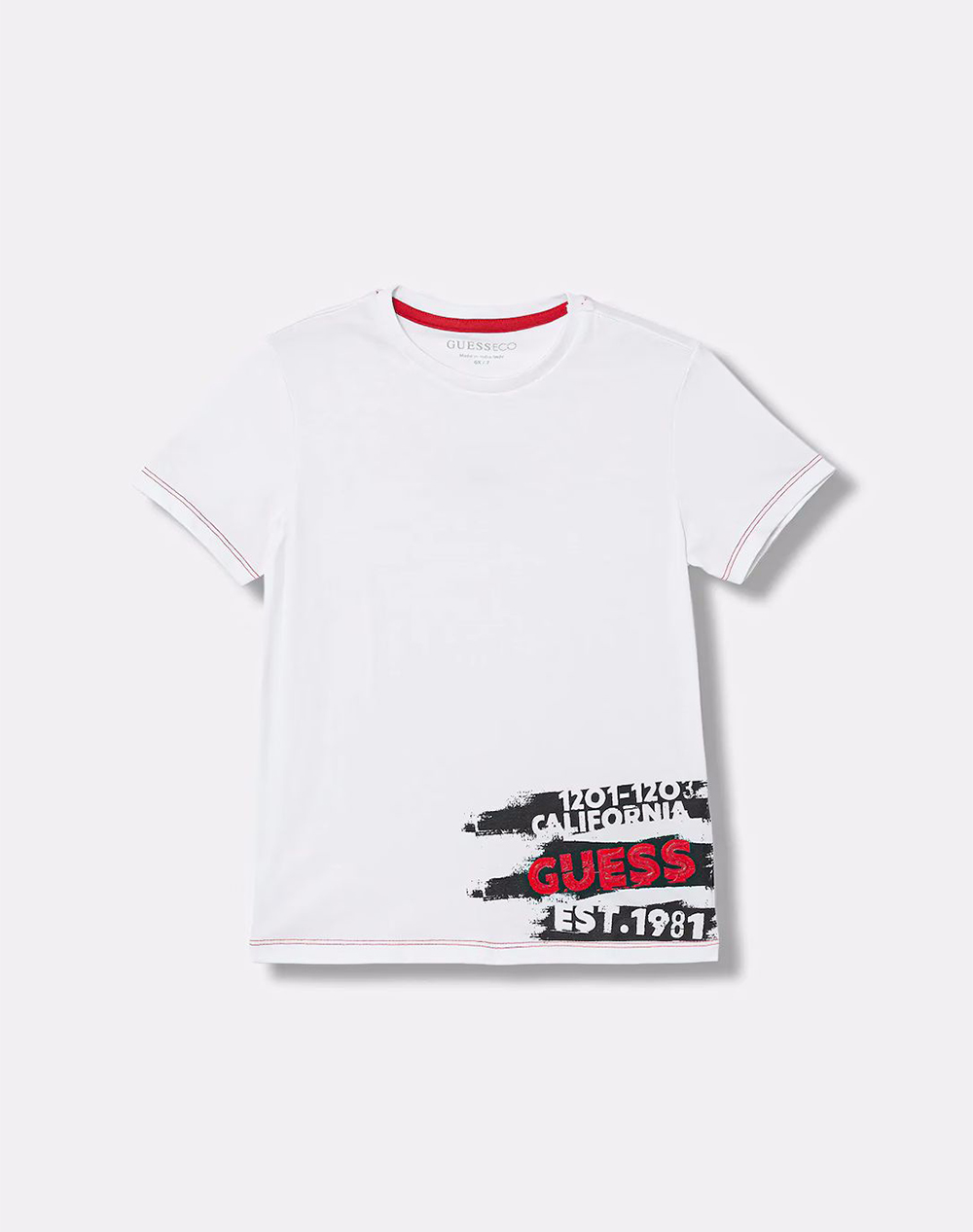 GUESS KIDS SS T-SHIRT ΜΠΛΟΥΖΑ ΠΑΙΔΙΚΟ BOY N6RI02K8HM4-G011 White