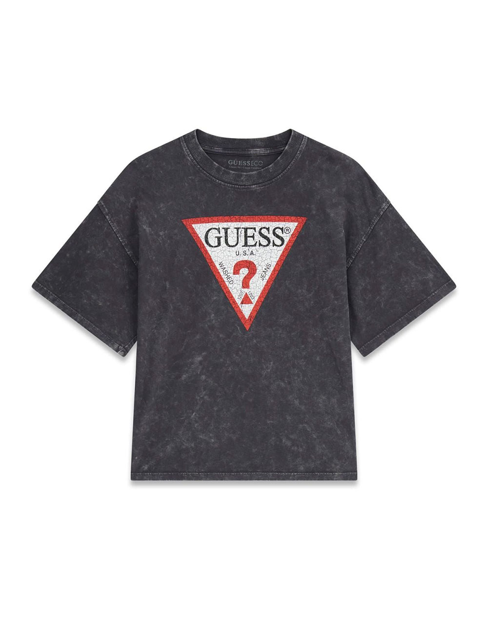 GUESS GMT DYE OVERSIZE SS T-SHIRT ΜΠΛΟΥΖΑ ΠΑΙΔΙΚΟ BOY L6GI18K8HM4-JBLK JetBlack