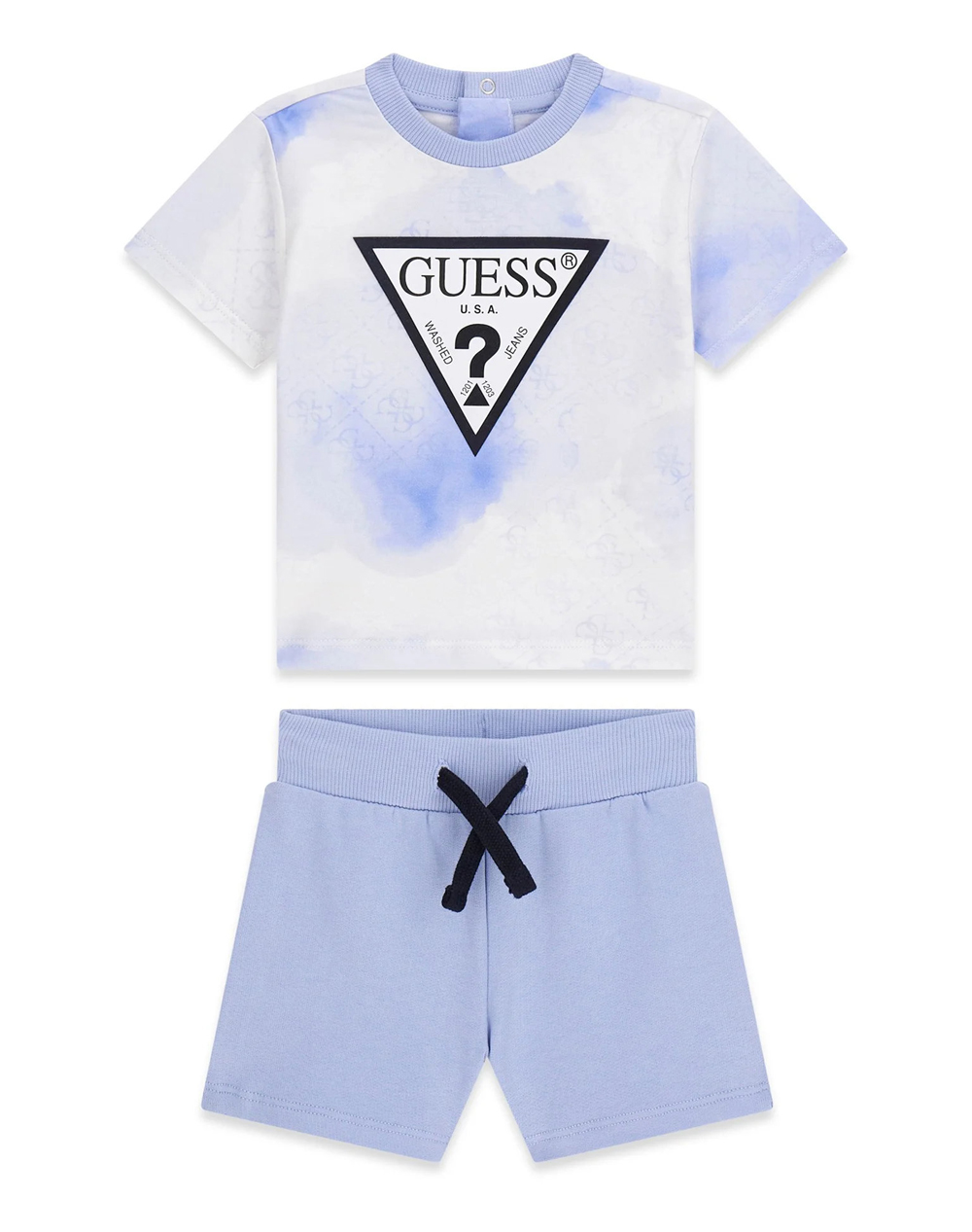 GUESS SET SS T-SHIRT+ACTIVE SHORTS ΣΕΤ ΠΑΙΔΙΚΟ BOY I6RG08K8HM4-P73S SkyBlue