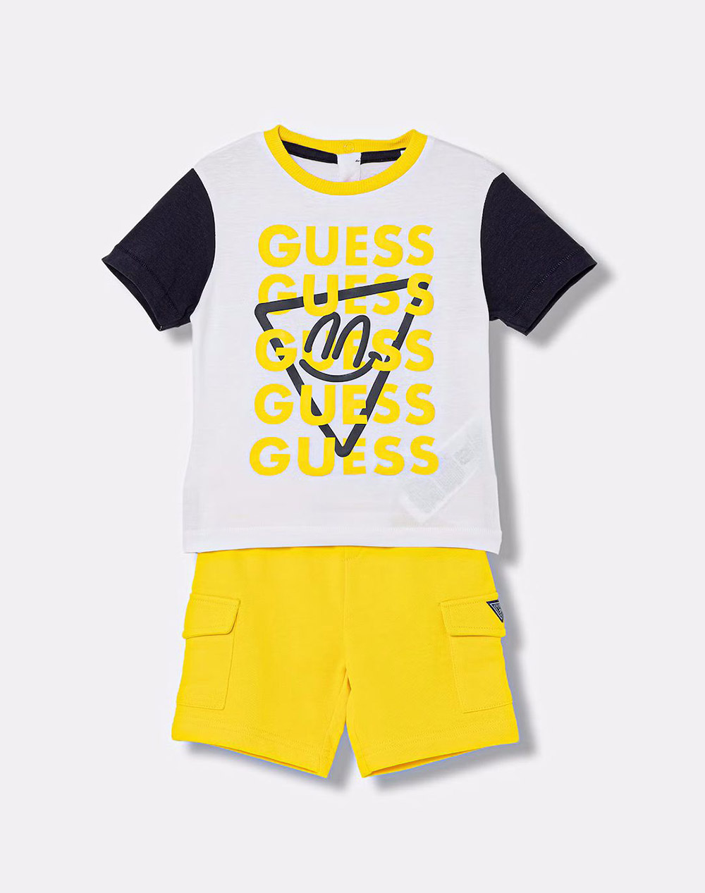 GUESS SET SS T-SHIRT + CARGO SHORTS ΣΕΤ ΠΑΙΔΙΚΟ BOY I6RG15K8HM4-FM0P Multi