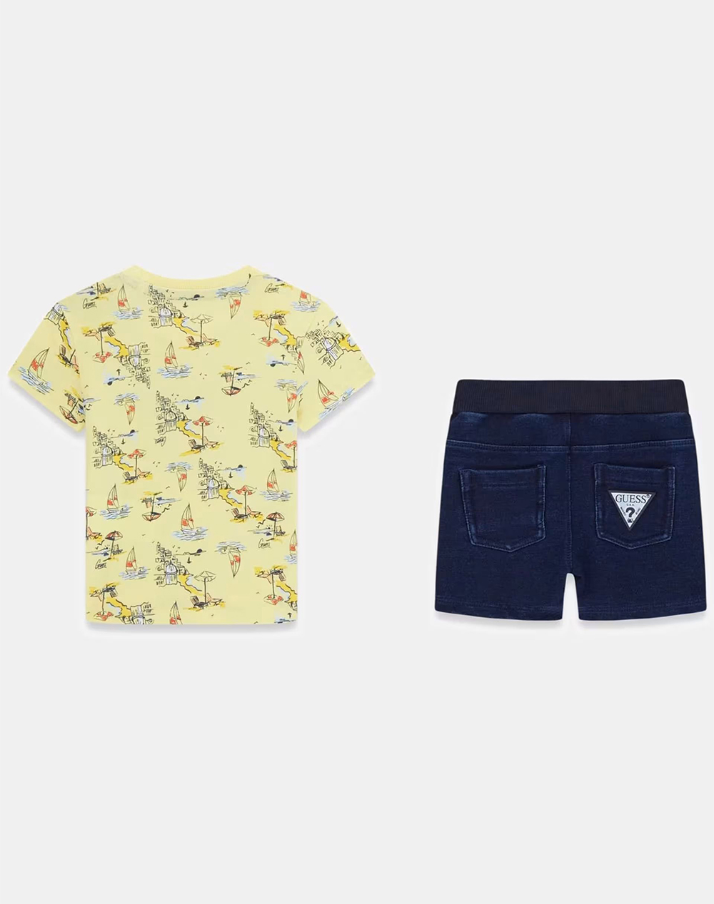 GUESS SET SS T-SHIRT+KNIT DENIM PANT ΣΕΤ ΠΑΙΔΙΚΟ BOY I6GG01K8HM4-P9IV Multi φωτογραφία