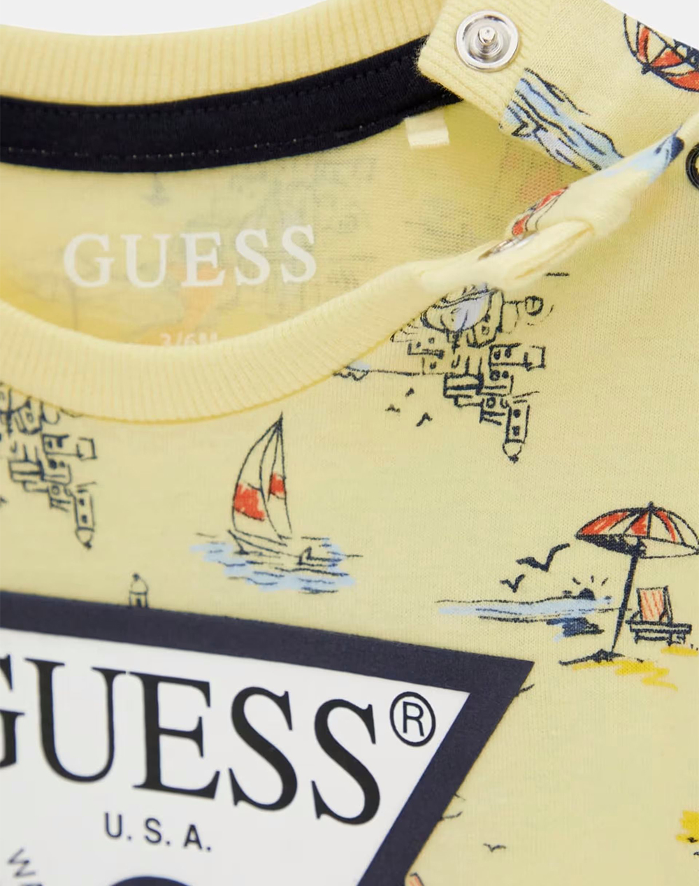GUESS SET SS T-SHIRT+KNIT DENIM PANT ΣΕΤ ΠΑΙΔΙΚΟ BOY I6GG01K8HM4-P9IV Multi φωτογραφία