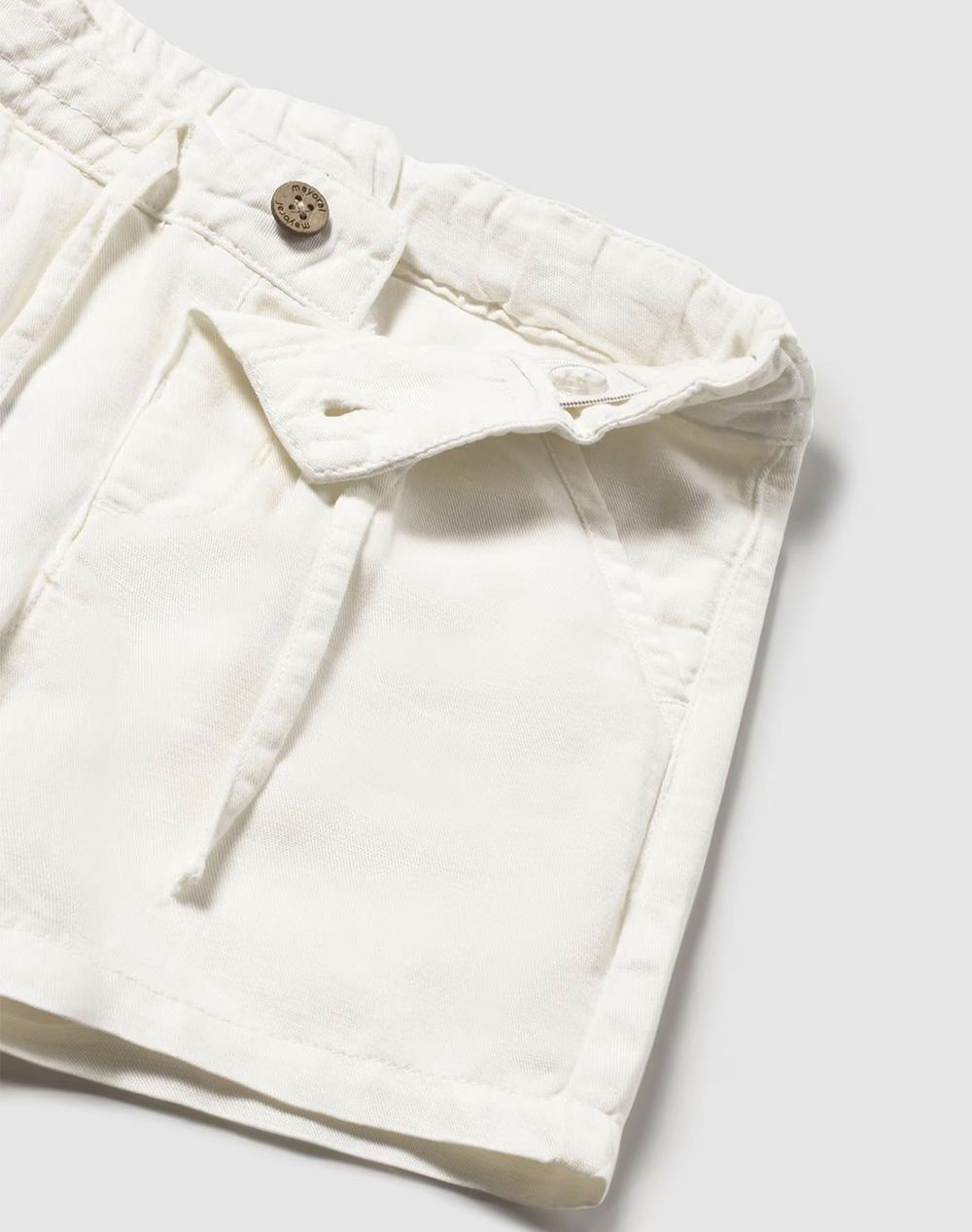 MAYORAL ΒΕΡΜΟΥΔΑ ΛΙΝΗ RELAXED 01220-071 Cream φωτογραφία