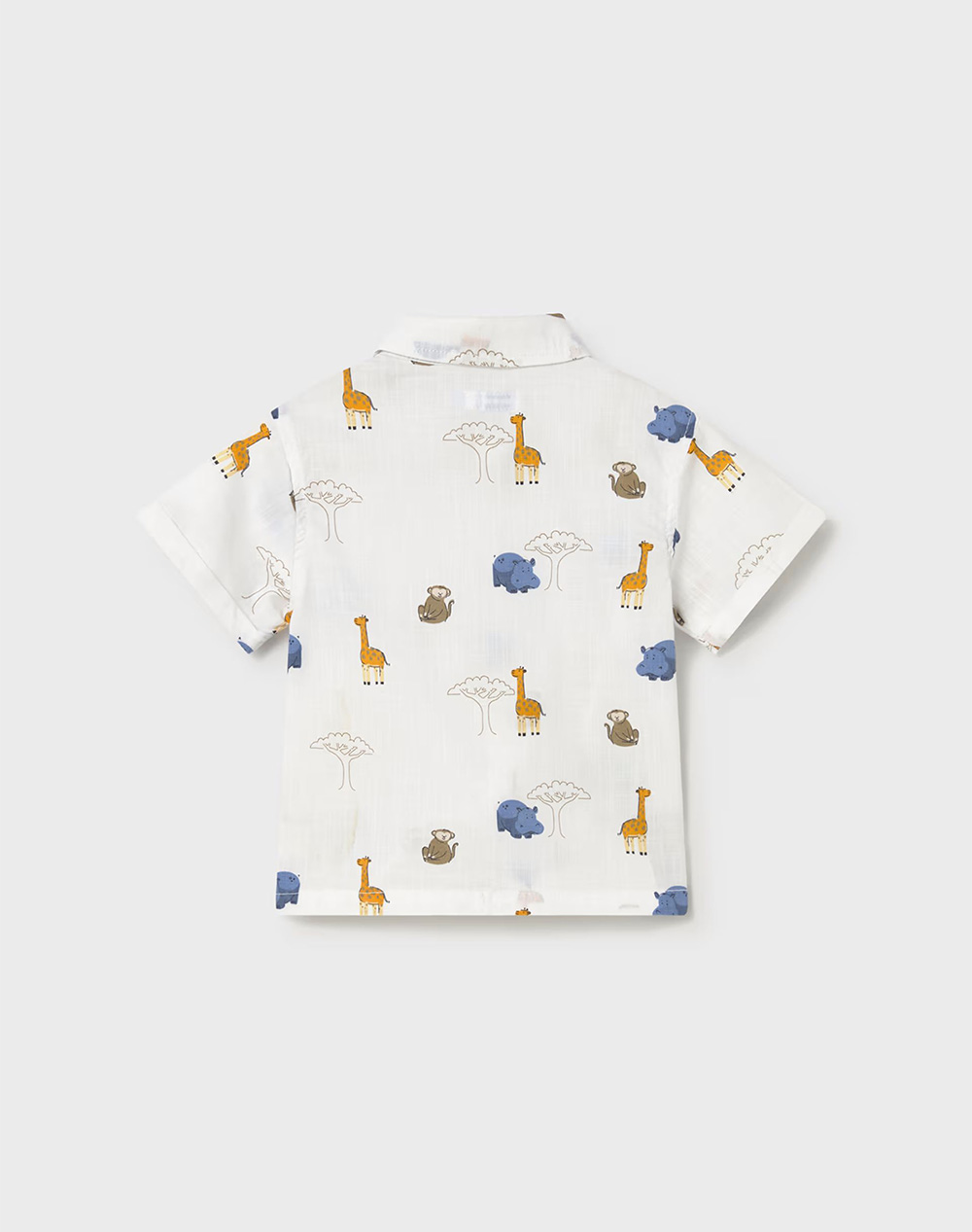 MAYORAL ΠΟΥΚΑΜΙΣΟ ΚΟΝΤΟΜΑΝ ΣΤΑΜΠΩΤΟ 01114-031 OffWhite φωτογραφία