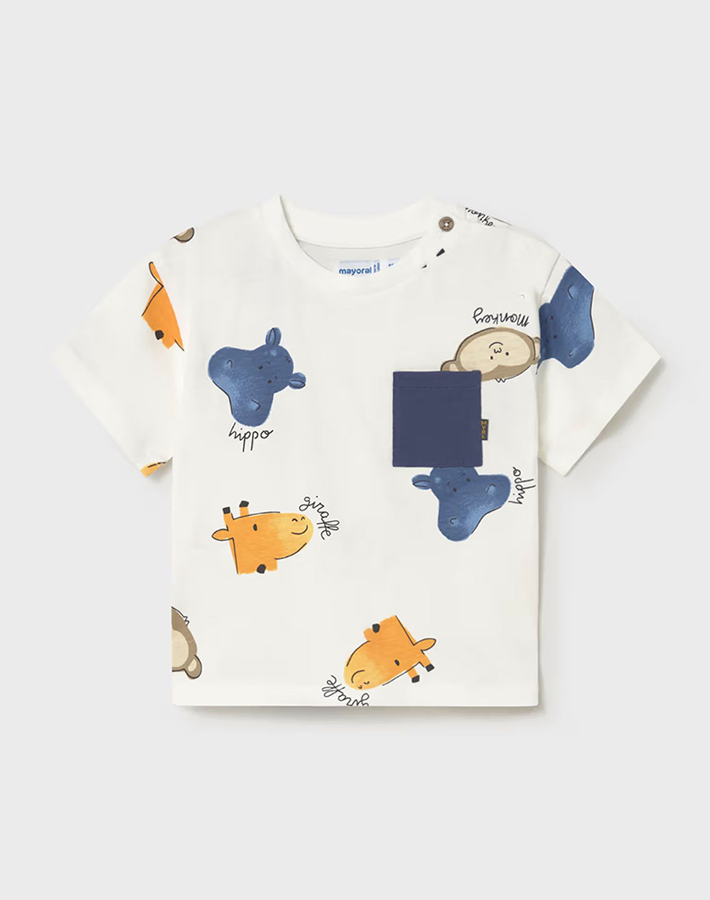 MAYORAL ΜΠΛΟΥΖΑ ΚΟΝΤΟΜΑΝΙΚΗ ΣΤΑΜΠΩΤΗ 01014-094 Ecru