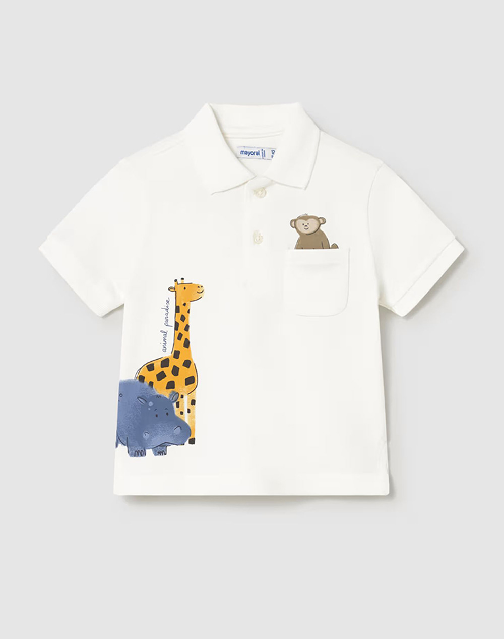 MAYORAL ΠΟΛΟ ΚΟΝΤΟΜΑΝΙΚΗ ΖΩΟ 01108-016 Cream