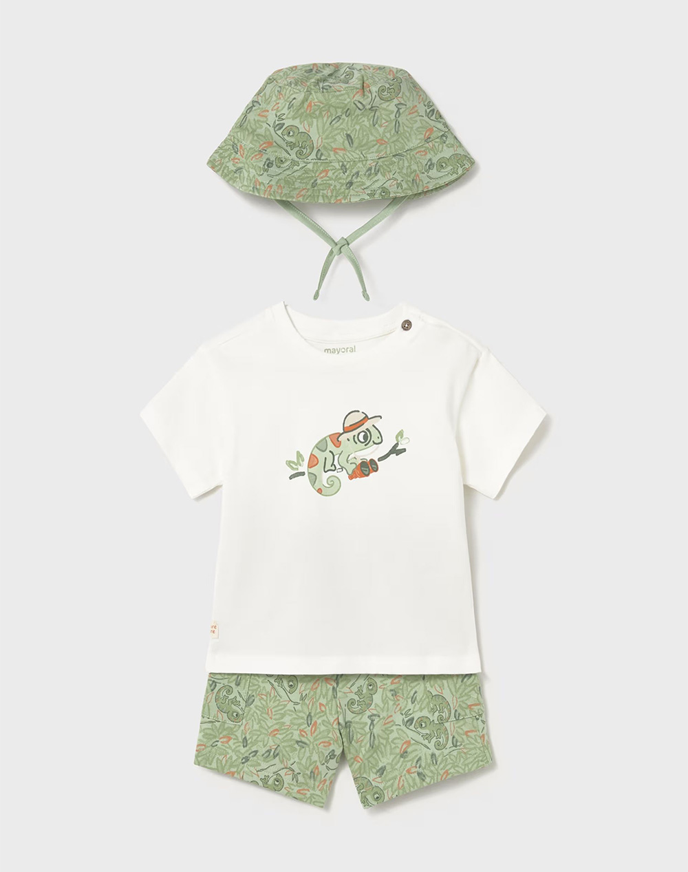 MAYORAL ΣΕΤ ΜΑΚΟ ΣΤΑΜΠΑ ΜΕ ΚΑΠΕΛΟ 01667-081 Green