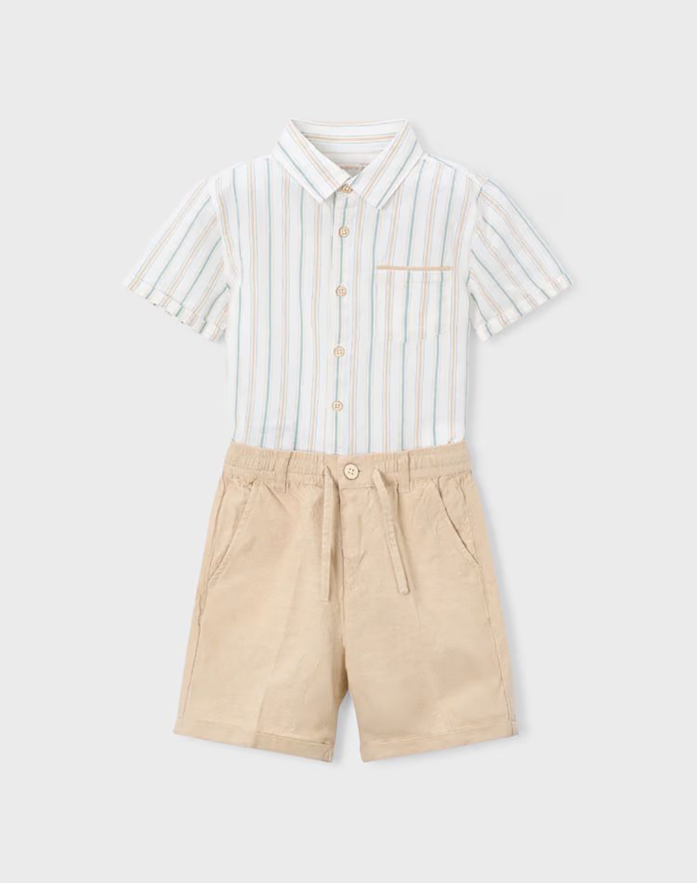 MAYORAL ΣΕΤ ΒΕΡΜΟΥΔΑ ΛΙΝΗ SUITING 03217-016 SandyBrown