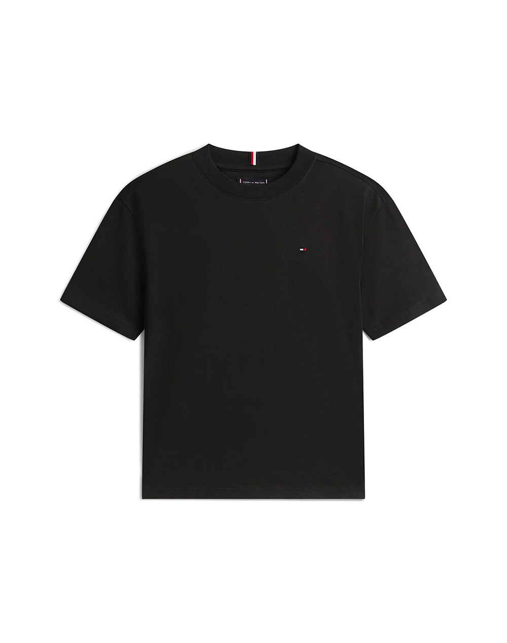 TOMMY HILFIGER ESSENTIAL ARCHIVE FIT TEE SS KB0KB09646-8Y-16Y-BDS Black