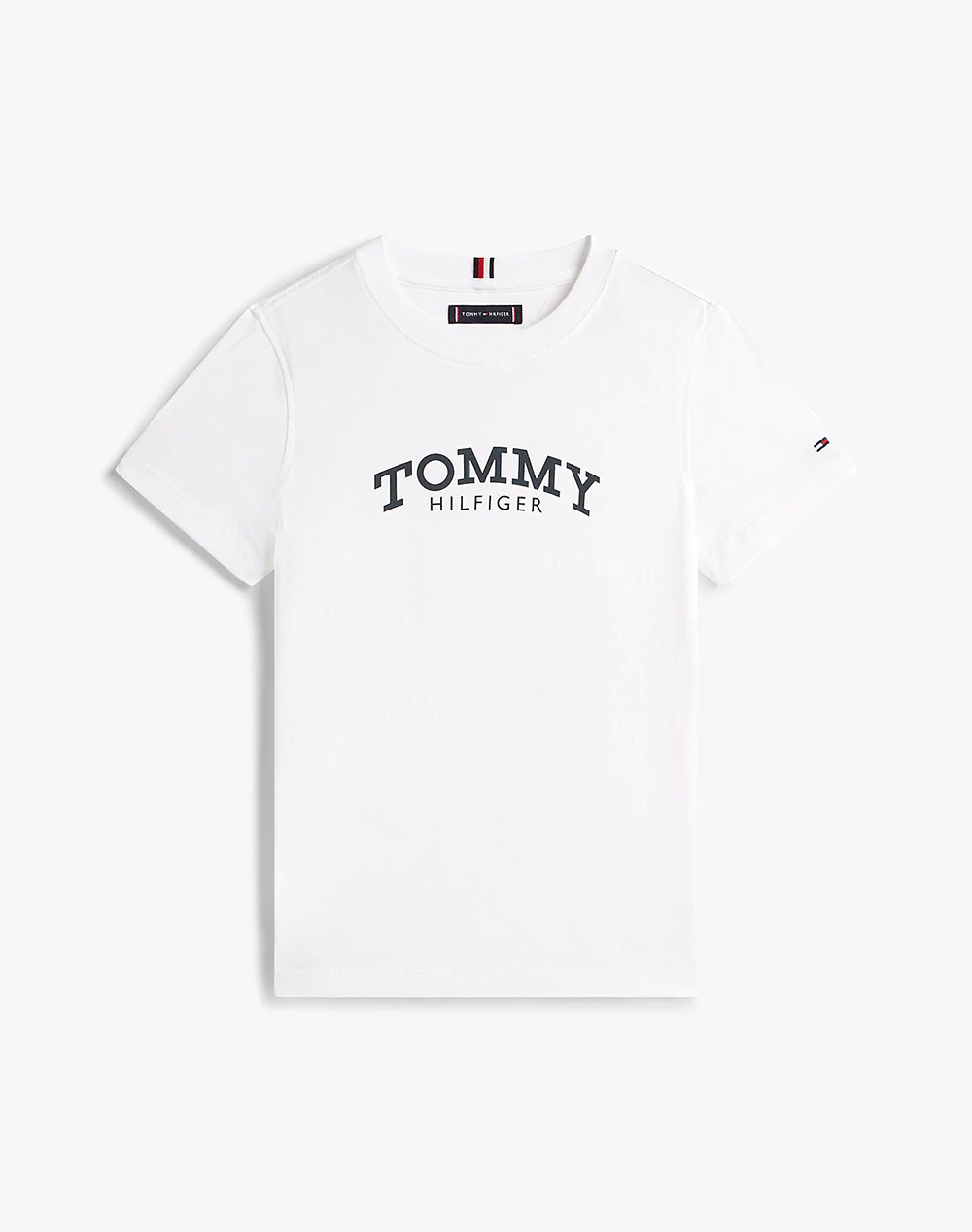 TOMMY HILFIGER MONOTYPE PRINT GRAPHIC T-SHIRT KB0KB10051-2Y-7Y-YBR White