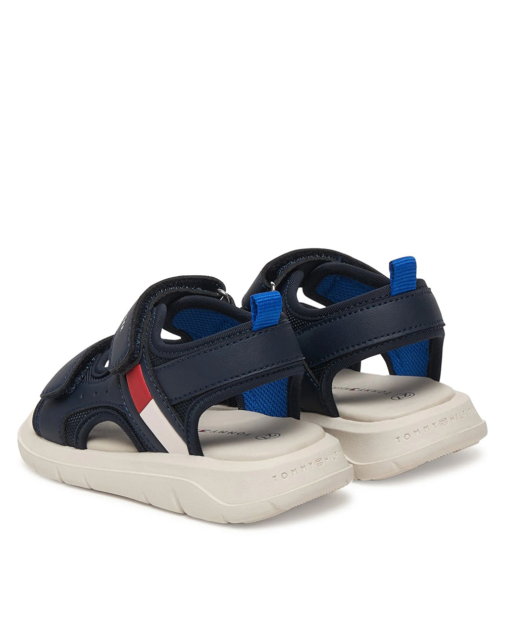 Tommy Hilfiger Velcro Sandal T1B2-34386-1591-24-30-800 Darkblue παιδικά Αγόρι παπούτσια Flat Politikos Shop Πολιτικός