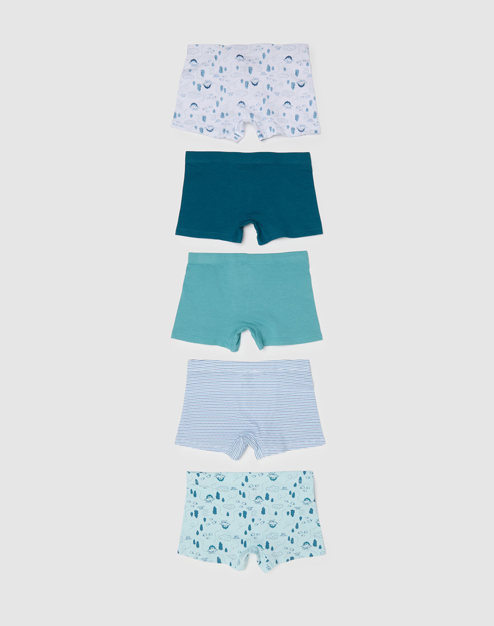 OVS PK 5 BOXER 3/10 2578546-WHITE/GREEN Multi φωτογραφία