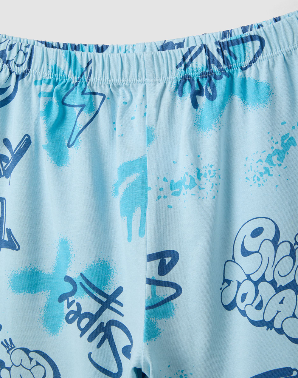 OVS SP PJA SHORT 10-15 2619151-SUMMER SONG LightBlue φωτογραφία