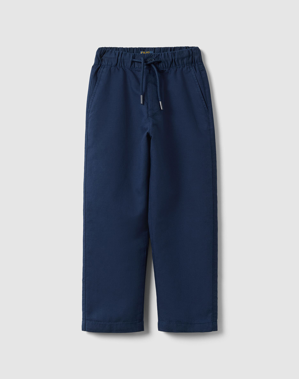 OVS COTTON LINEN CHINO 2573896-NAVAL ACADEMY DarkBlue