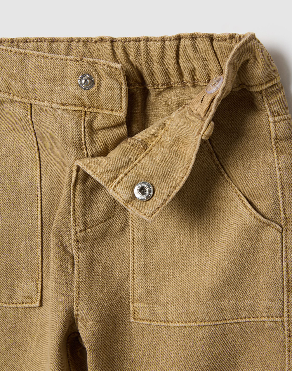 Ovs Trouser W Pockets 2515764-Beige Sandybrown παιδικά Αγόρι ρούχα παντελόνι Politikos Shop Πολιτικός