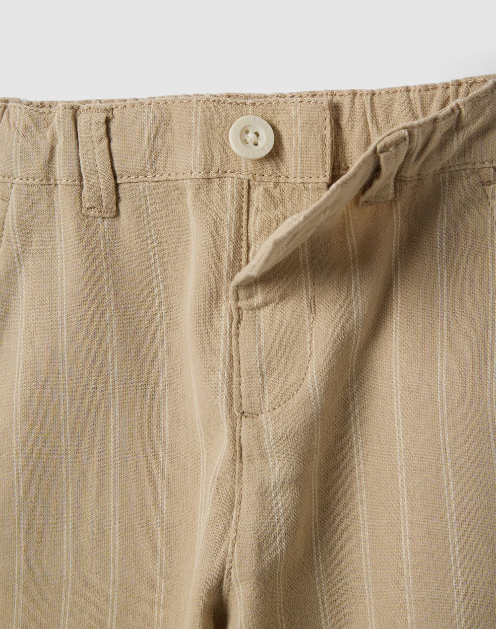 Ovs Stripes Woven Trouser 2566108-Beige Biege παιδικά Αγόρι ρούχα παντελόνι Politikos Shop Πολιτικός