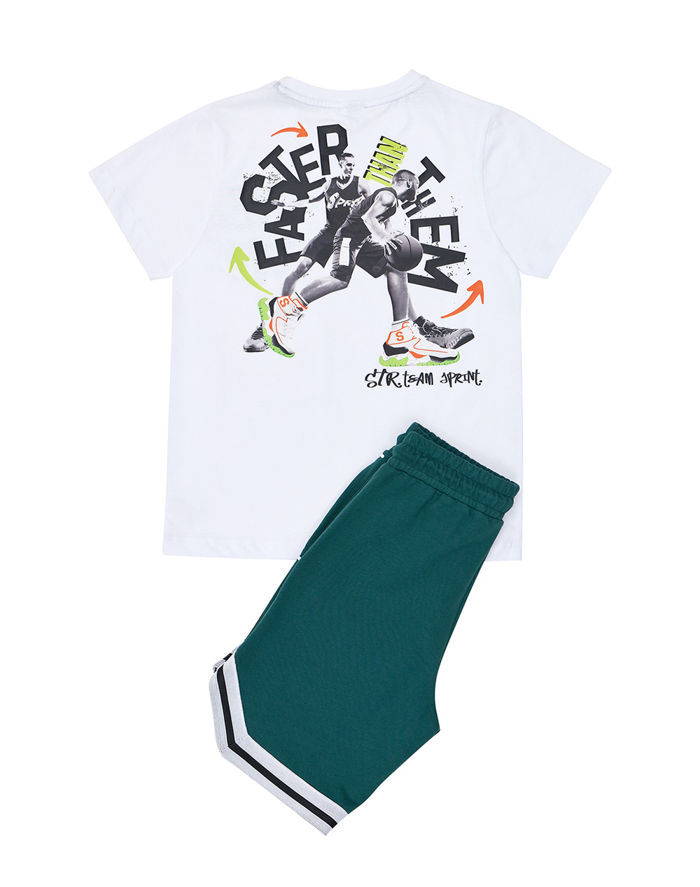 SPRINT SET JUNIOR BOY 261-3008-100 White φωτογραφία