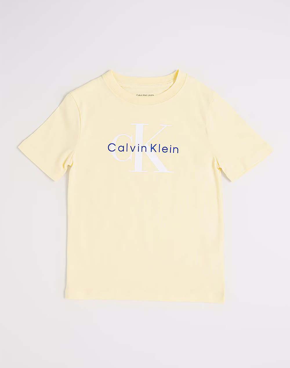CALVIN KLEIN JEANS CK MONO LOGO SS T-SHIRT LV1CKSJA33-8Y-16Y-ZA0 LightYellow