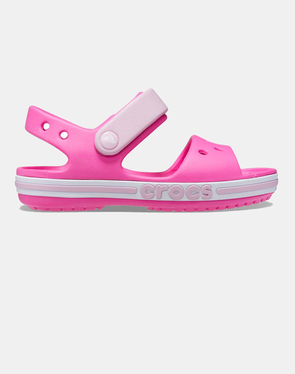 Crocs Παιδικά Unisex Σανδάλια Με Λουράκι Στον Αστράγαλο Για Κορίτσι Φούξια Croslite