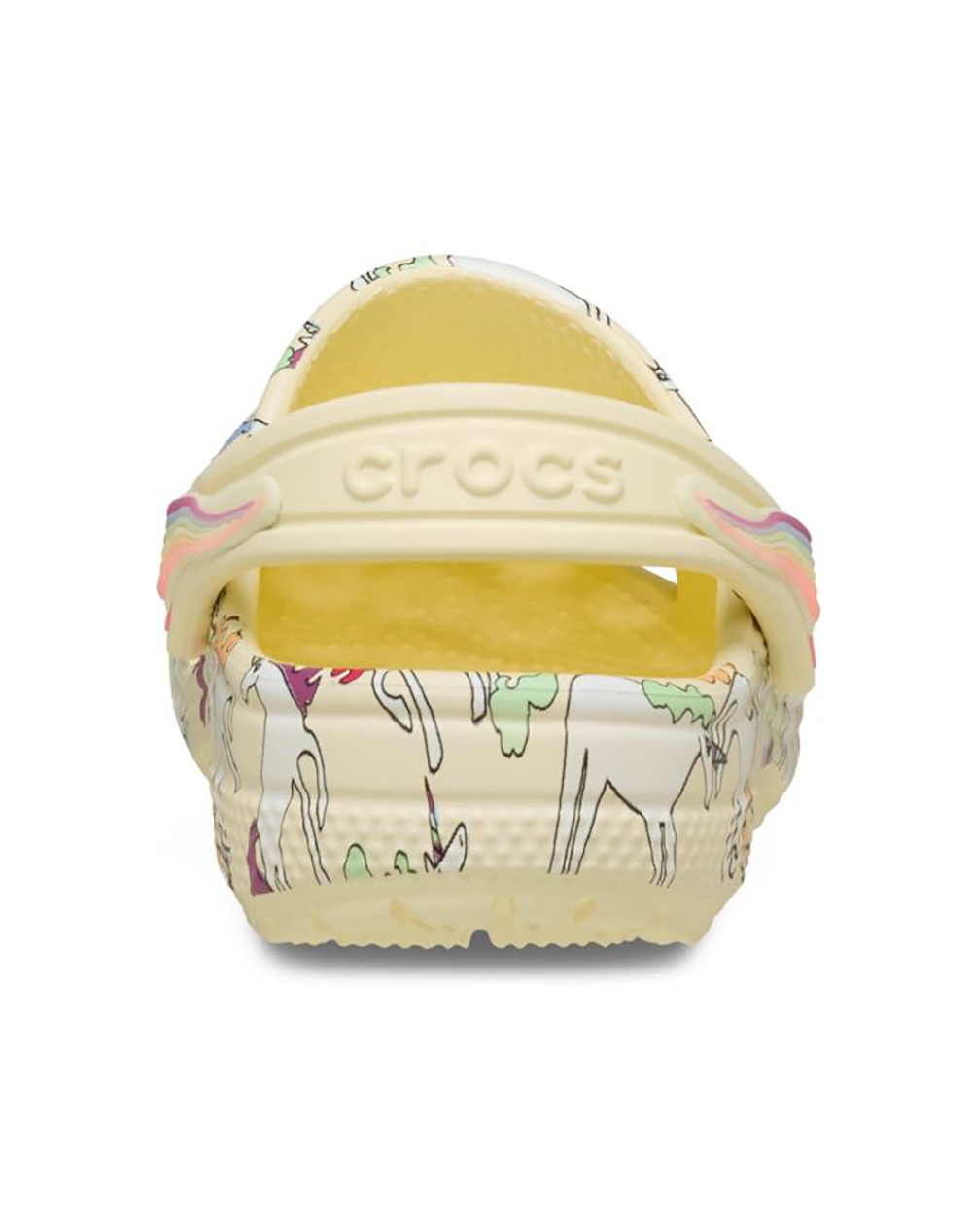 Crocs Classic Unicorn Graphic Clog T 212515-7Cj Lightyellow παιδικά Κορίτσι παπούτσια Σαγιοναρες Politikos Shop Πολιτικός