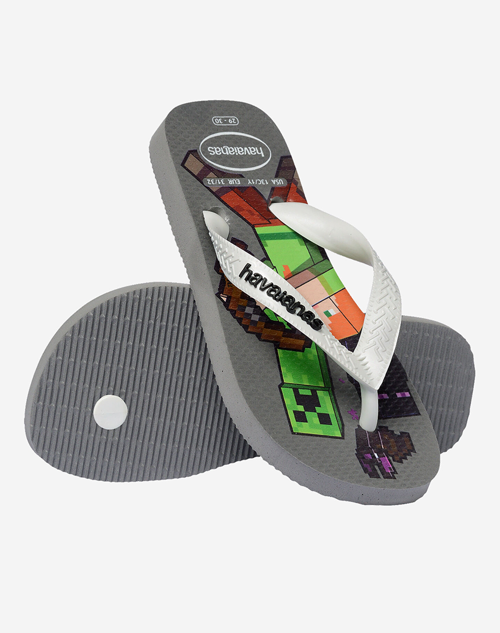 HAVAIANAS HAV. KIDS MINECRAFT 4145125-01077 Gray φωτογραφία