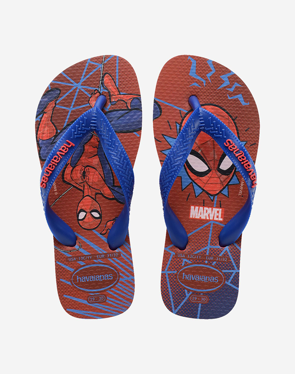 Havaianas Hav Kids Top Marvel Ii 4148300-2090 Red παιδικά Αγόρι παπούτσια Σαγιοναρες Politikos Shop Πολιτικός